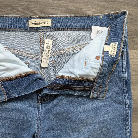 NWT Madewell High Rise Skinny Jeans in Bradfield Wash - Picture 2 of 3